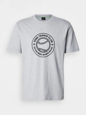 Foto van product T-shirt print Boss zilverkleurig
