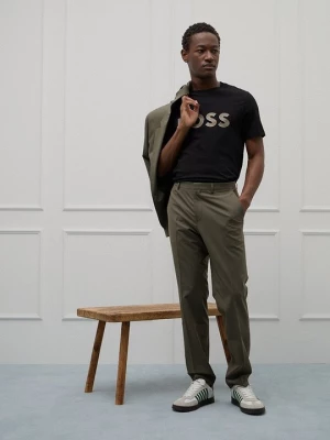 Foto van product T-shirt print Boss zwart