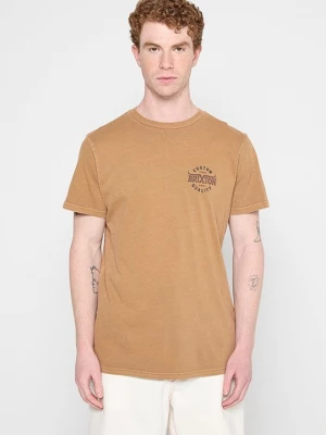 Foto van product T-shirt print Brixton lichtbruin