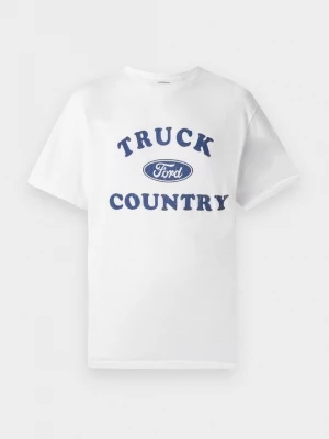Foto van product T-shirt print Brixton wit