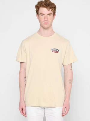 Foto van product T-shirt print Brixton zandkleur