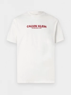 Foto van product T-shirt print Calvin Klein crème
