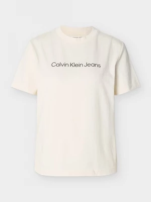Foto van product T-shirt print Calvin Klein Jeans crème