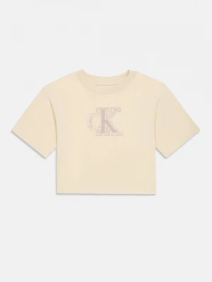 Foto van product T-shirt print Calvin Klein Jeans crème