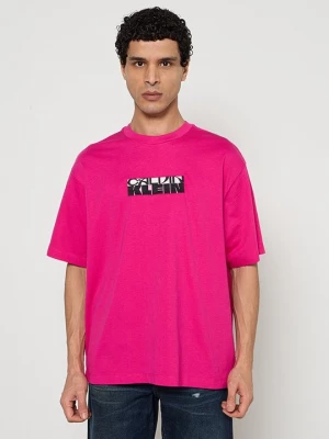 Foto van product T-shirt print Calvin Klein Jeans paars