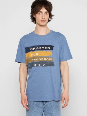 Foto van product T-shirt print Camel Active blauw