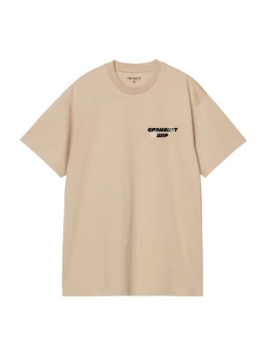 Foto van product T-shirt print Carhartt WIP beżowy