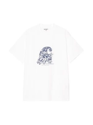 Foto van product T-shirt print Carhartt WIP wit