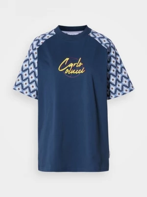Foto van product T-shirt print Carlo Colucci donkerblauw