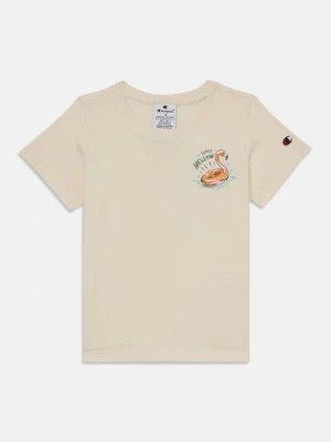 Foto van product T-shirt print Champion beżowy