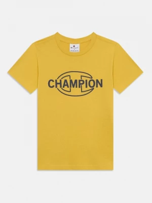 Foto van product T-shirt print Champion geel