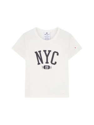 Foto van product T-shirt print Champion wit