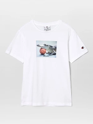 Foto van product T-shirt print Champion wit