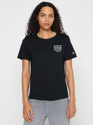 Foto van product T-shirt print Champion zwart