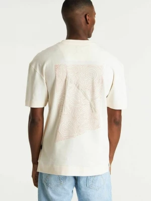 Foto van product T-shirt print CHASIN' beżowy