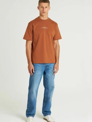Foto van product T-shirt print CHASIN' lichtbruin