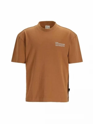 Foto van product T-shirt print CHASIN' lichtbruin