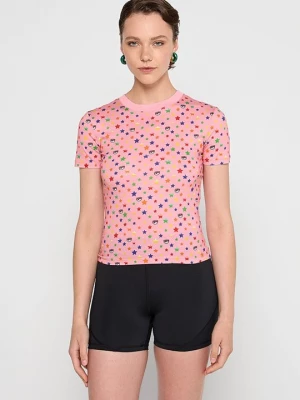 Foto van product T-shirt print Chiara Ferragni donkerroze