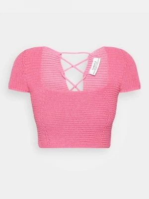 Foto van product T-shirt print Chiquelle donkerroze