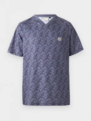 Foto van product T-shirt print cleptomanicx donkerblauw