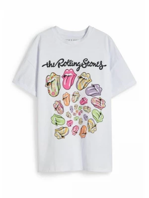 Foto van product T-shirt print CLOCKHOUSE wit