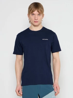 Foto van product T-shirt print Columbia blauw