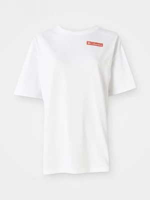 Foto van product T-shirt print Columbia wit