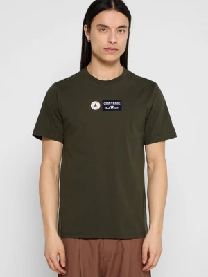 Foto van product T-shirt print Converse donkergroen
