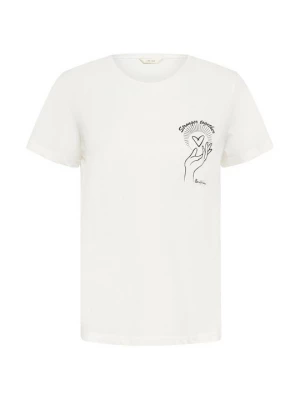 Foto van product T-shirt print Cream wit