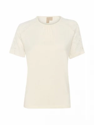 Foto van product T-shirt print Culture crème
