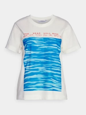 Foto van product T-shirt print Dedicated wit