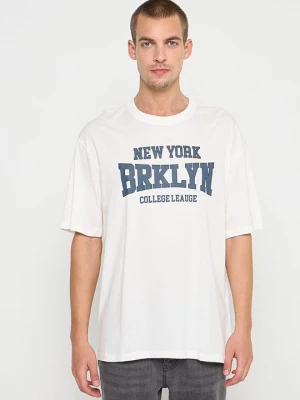 Foto van product T-shirt print DeFacto crème