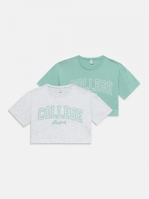 Foto van product T-shirt print DeFacto groen