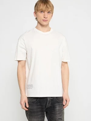 Foto van product T-shirt print Denham crème