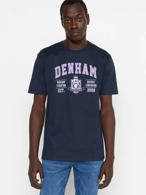 Foto van product T-shirt print Denham donkerblauw