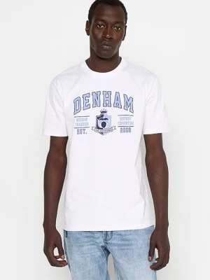 Foto van product T-shirt print Denham wit