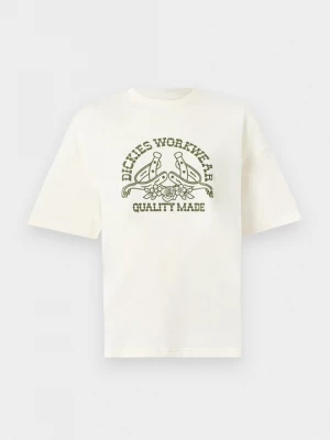 Foto van product T-shirt print Dickies crème