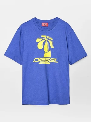 Foto van product T-shirt print Diesel blauw