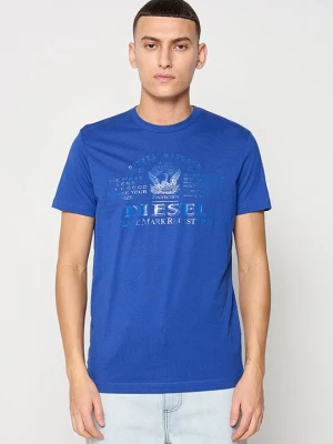 Foto van product T-shirt print Diesel blauw
