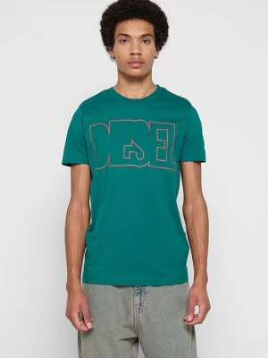 Foto van product T-shirt print Diesel groen