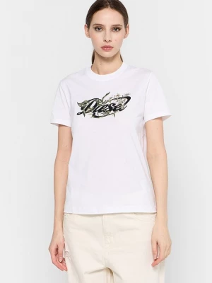Foto van product T-shirt print Diesel wit
