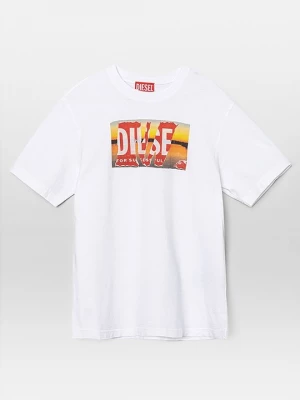 Foto van product T-shirt print Diesel wit