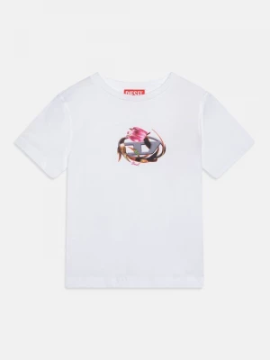 Foto van product T-shirt print Diesel wit