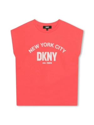 Foto van product T-shirt print DKNY oranje