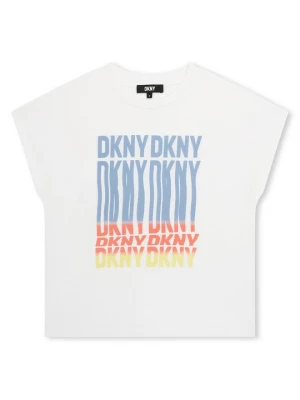 Foto van product T-shirt print DKNY wit