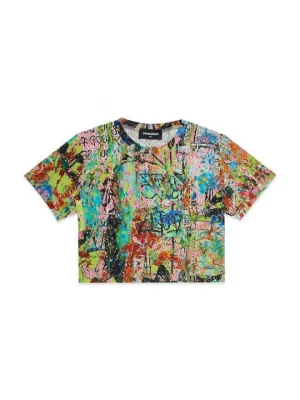 Foto van product T-shirt print Dsquared2