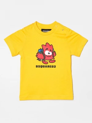Foto van product T-shirt print Dsquared2 geel