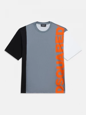 Foto van product T-shirt print Dsquared2 grijs gemêleerd