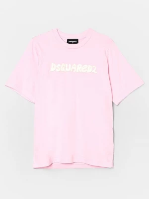 Foto van product T-shirt print Dsquared2 roze