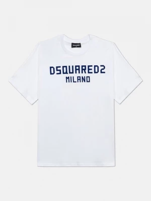 Foto van product T-shirt print Dsquared2 wit